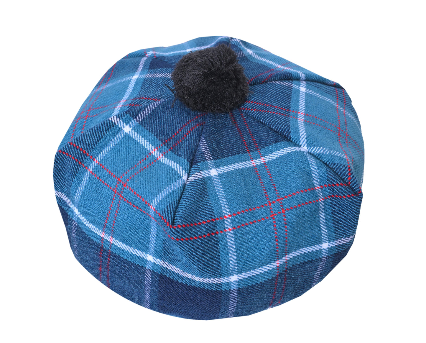 Scottish Tartan Tam O' Shanter Hat Tammy Bonnet Beret Balmoral Hat | Acrylic Wool Tartan Tammie in Various Tartans