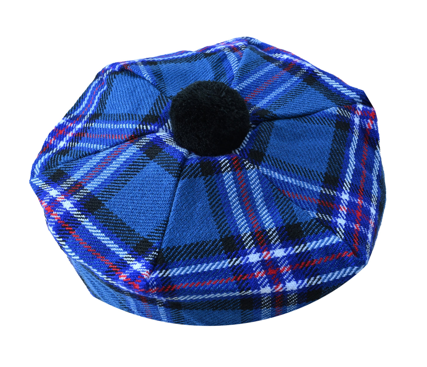 Scottish Tartan Tam O' Shanter Hat Tammy Bonnet Beret Balmoral Hat | Acrylic Wool Tartan Tammie in Various Tartans