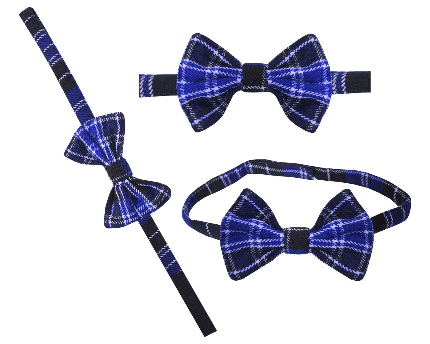 Men's Scottish Tartan Pre-Tied Bow Ties / Acrylic Wool Tartan Bow Tie