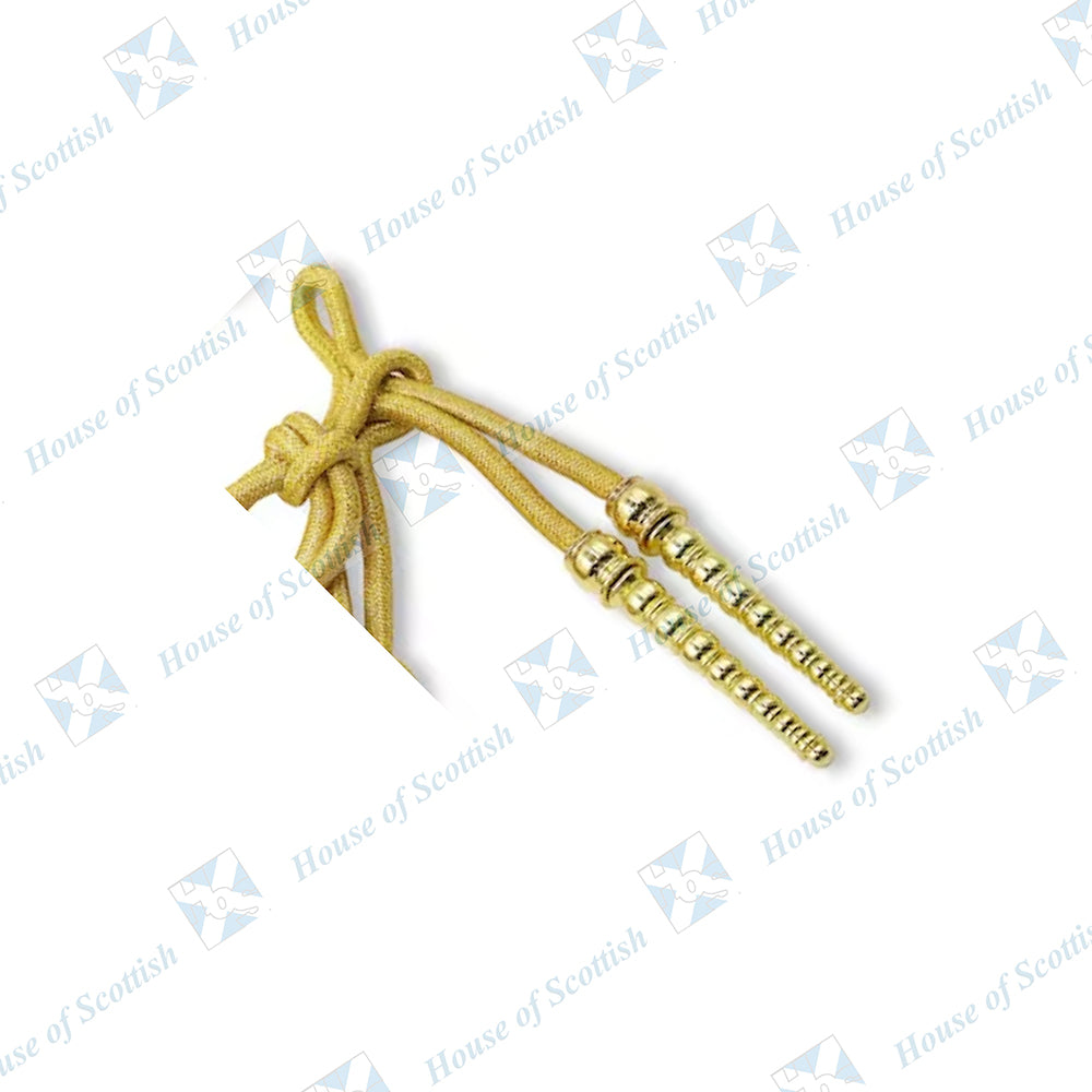 Gold Mylar Rope Aiguillette metal clip