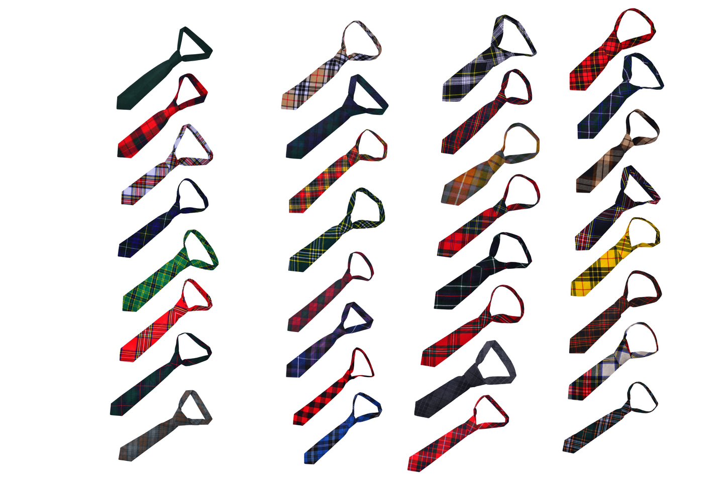 Men's Scottish Clan Tartan Necktie / Acrylic Wool Tartan Tie in Various Tartans