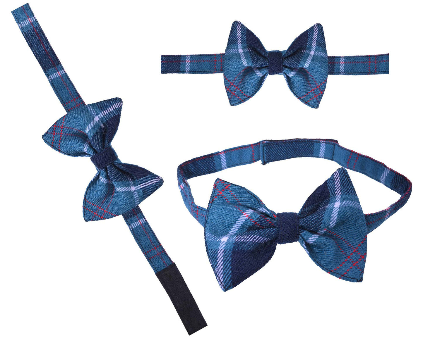 Men's Scottish Tartan Pre-Tied Bow Ties / Acrylic Wool Tartan Bow Tie