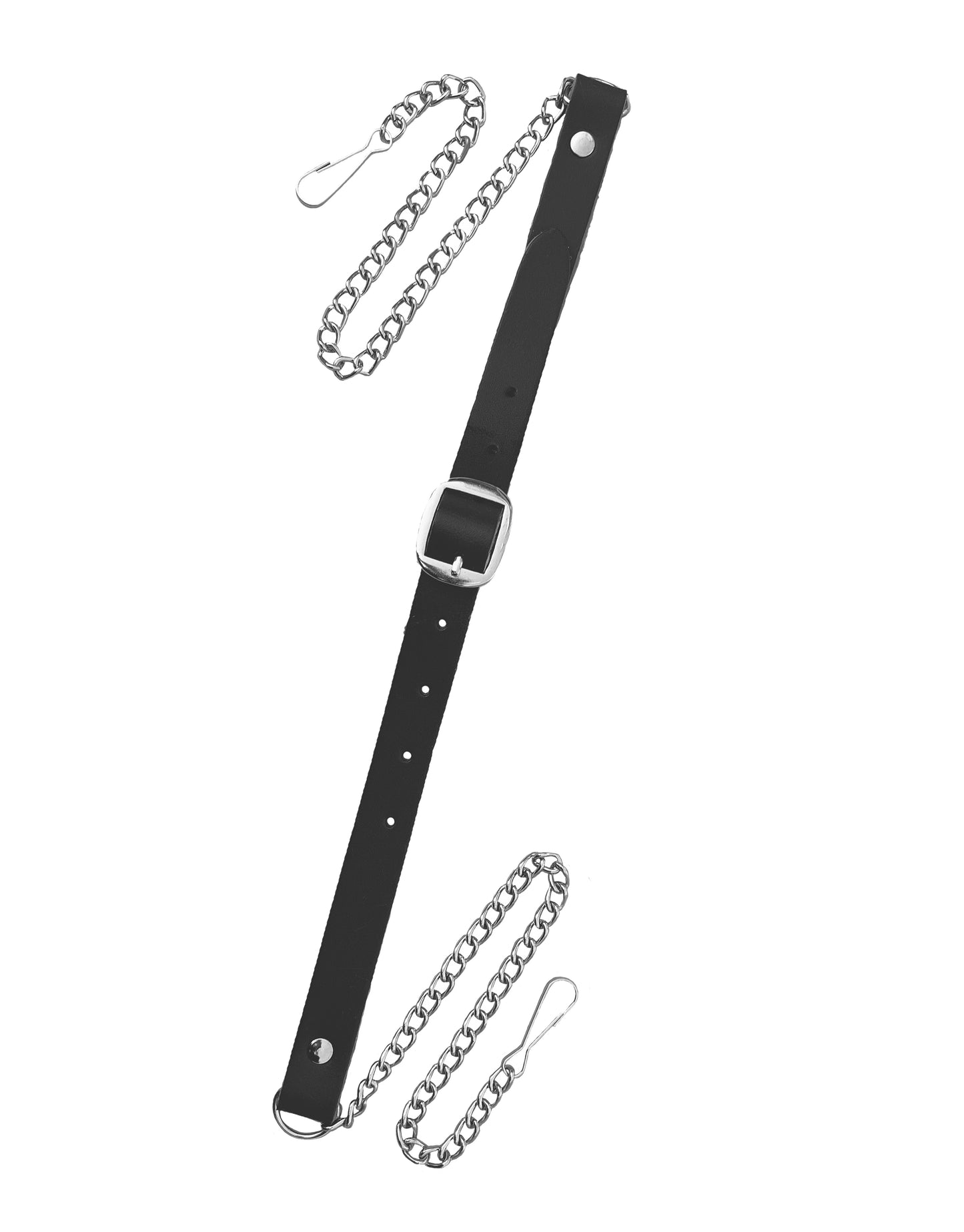 Scottish Sporran Belt with Chain – Adjustable Leather Replacement Belt for Kilt Sporran