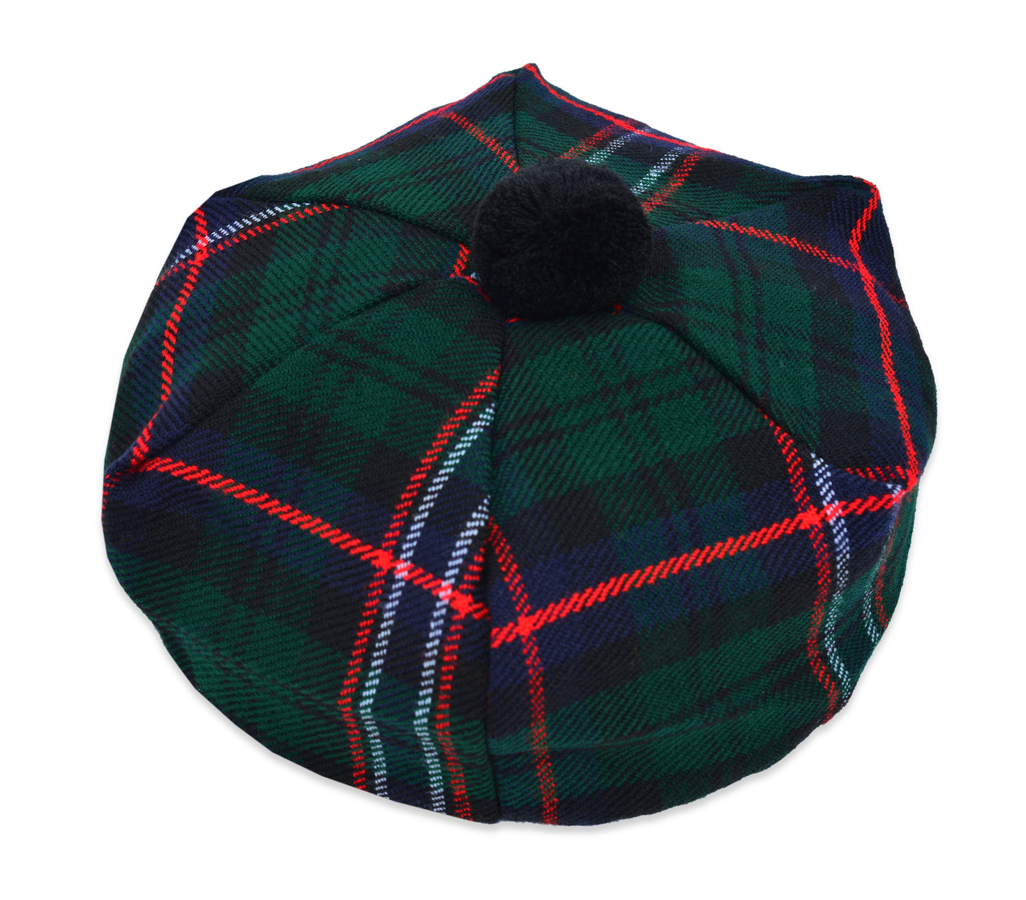 Scottish Tartan Tam O' Shanter Hat Tammy Bonnet Beret Balmoral Hat | Acrylic Wool Tartan Tammie in Various Tartans
