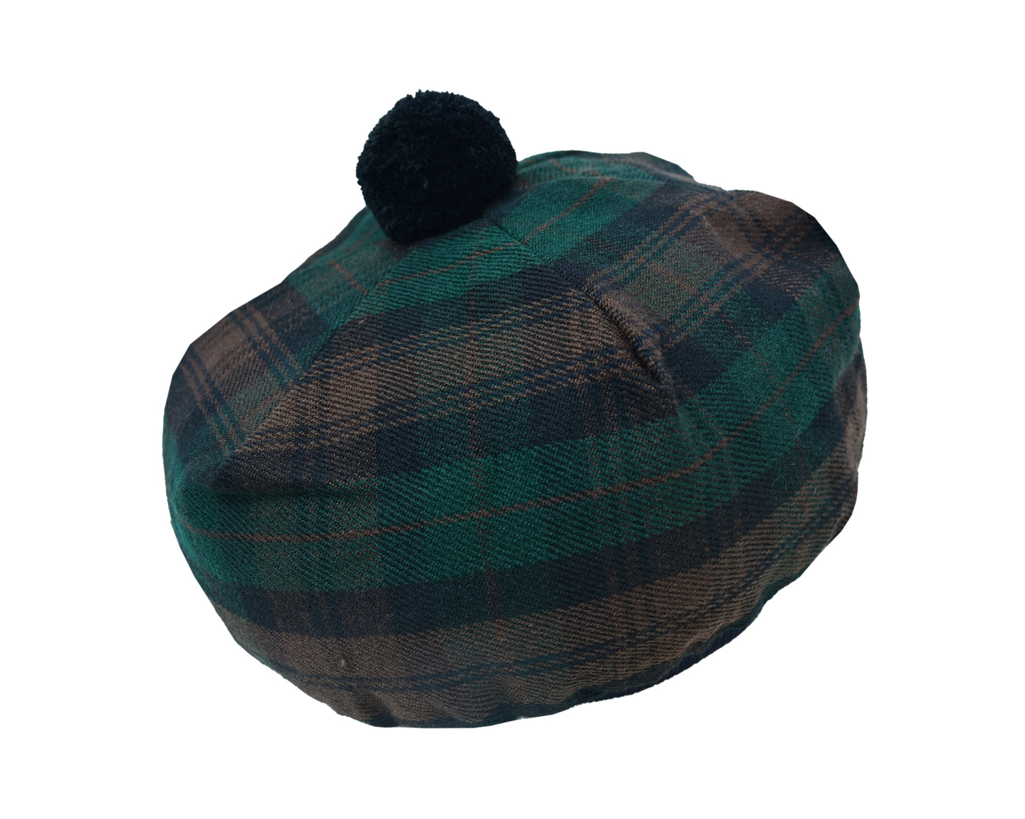 Scottish Tartan Tam O' Shanter Hat Tammy Bonnet Beret Balmoral Hat | Acrylic Wool Tartan Tammie in Various Tartans