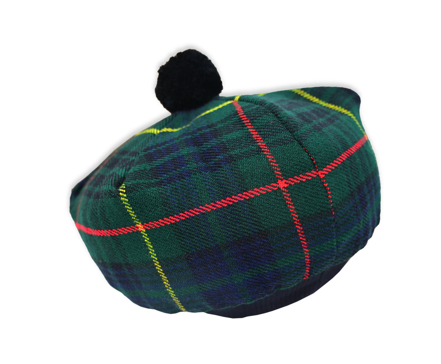 Scottish Tartan Tam O' Shanter Hat Tammy Bonnet Beret Balmoral Hat | Acrylic Wool Tartan Tammie in Various Tartans