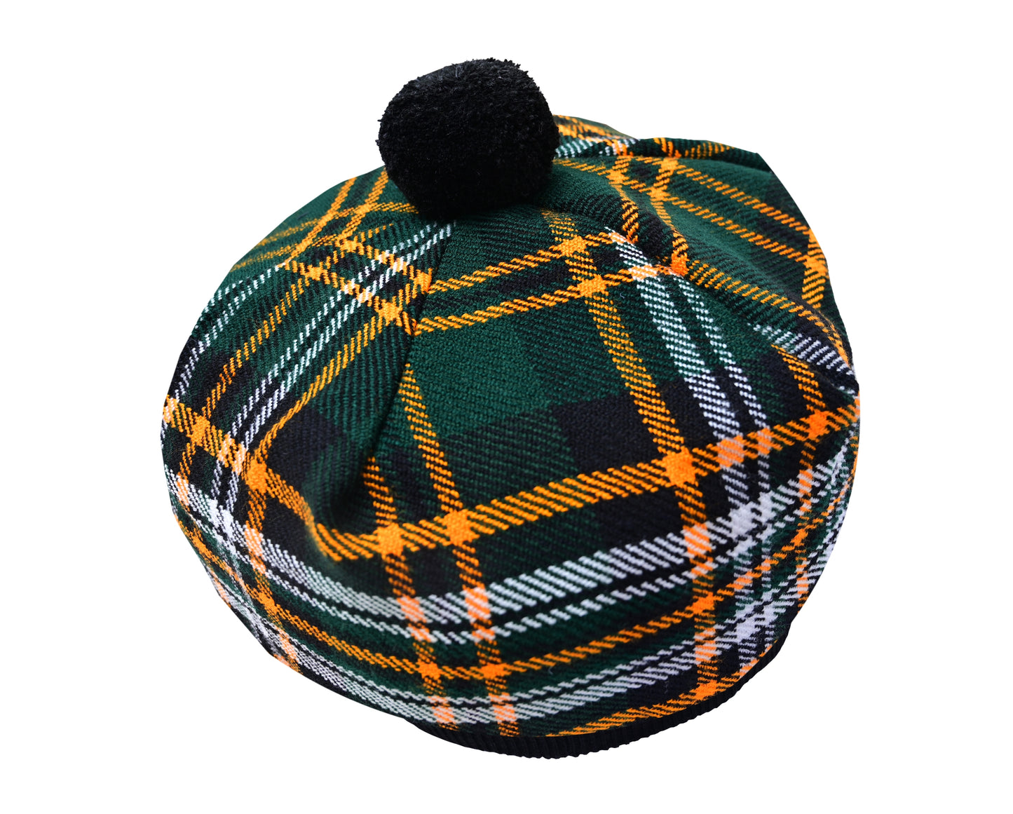 Scottish Tartan Tam O' Shanter Hat Tammy Bonnet Beret Balmoral Hat | Acrylic Wool Tartan Tammie in Various Tartans