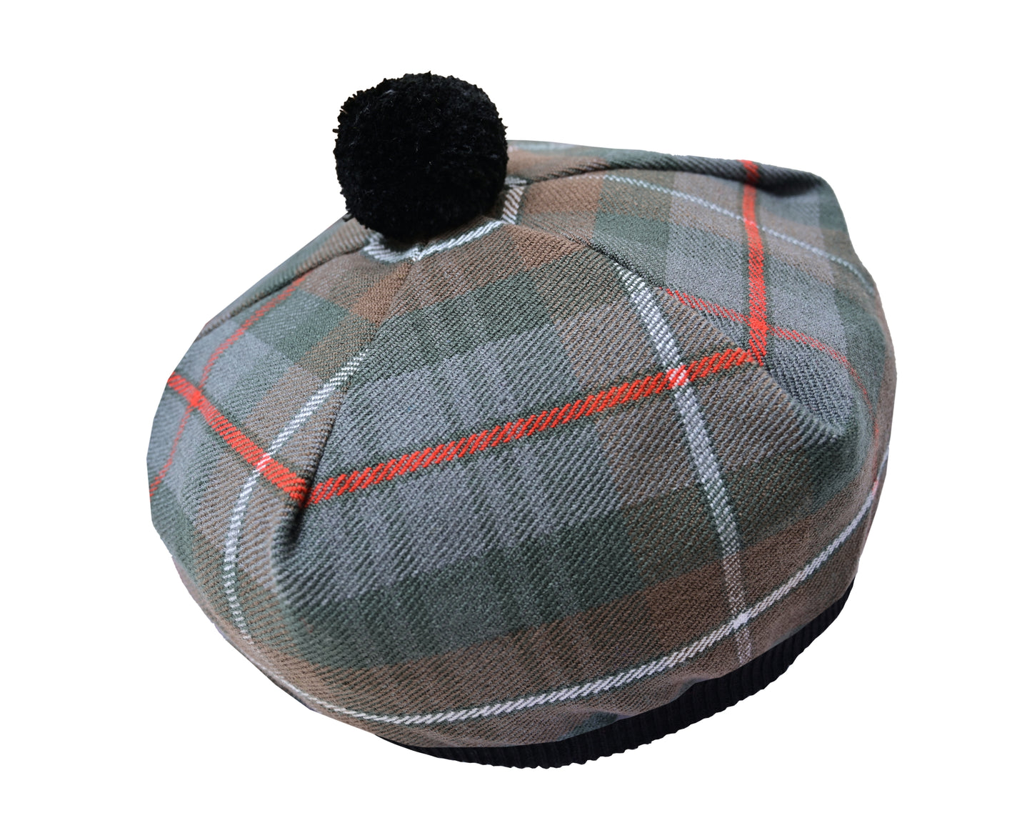 Scottish Tartan Tam O' Shanter Hat Tammy Bonnet Beret Balmoral Hat | Acrylic Wool Tartan Tammie in Various Tartans