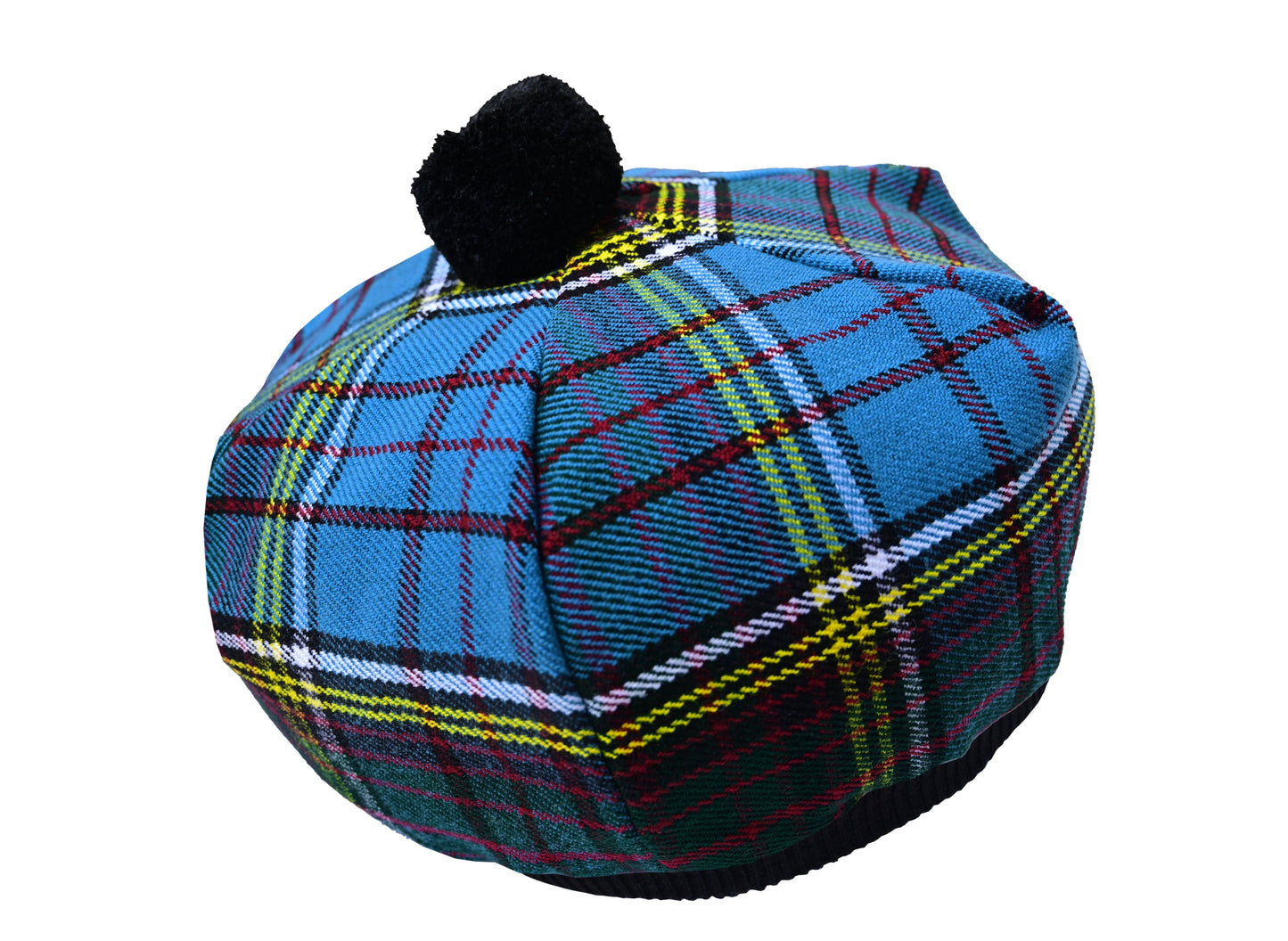 Scottish Tartan Tam O' Shanter Hat Tammy Bonnet Beret Balmoral Hat | Acrylic Wool Tartan Tammie in Various Tartans