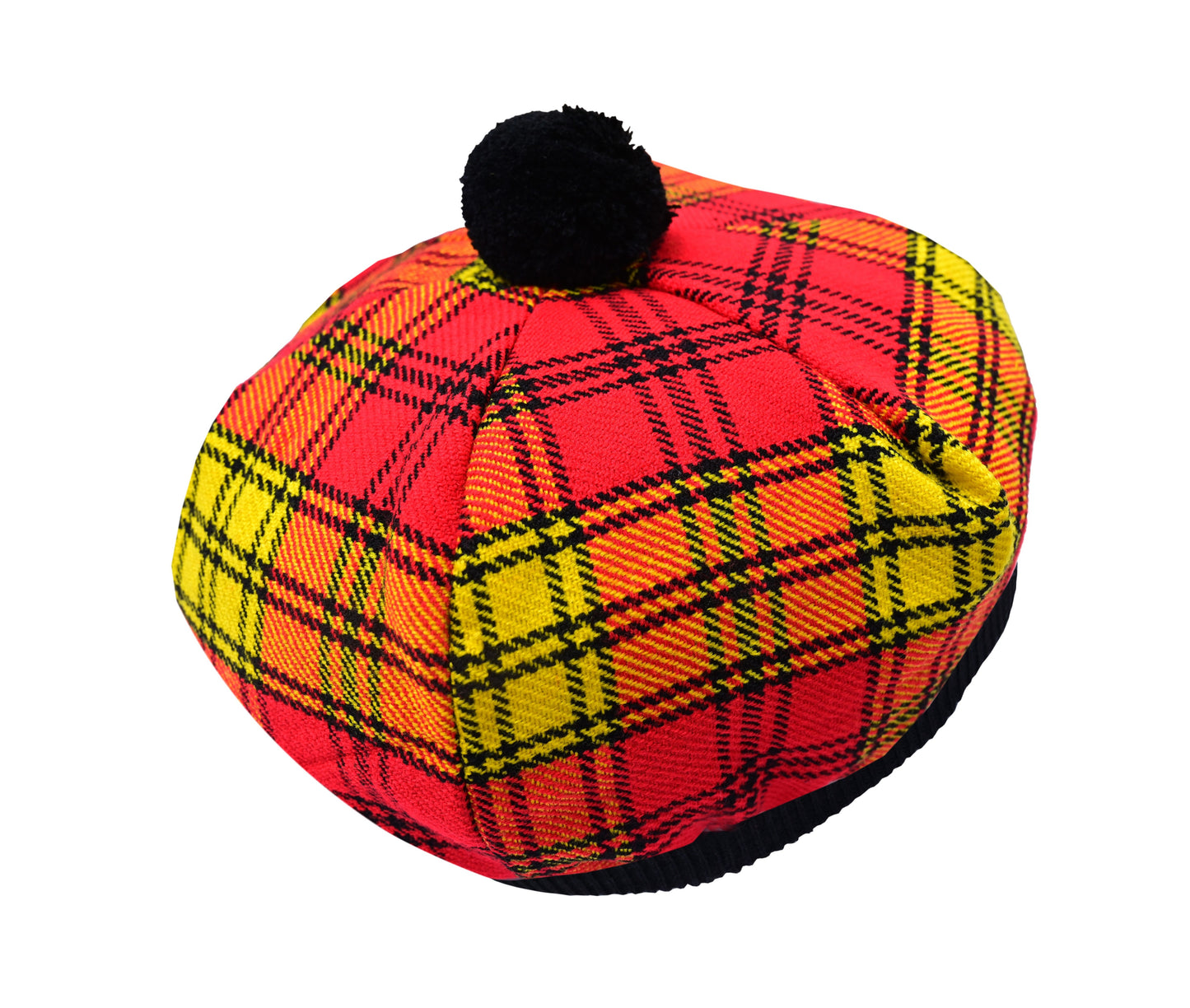 Scottish Tartan Tam O' Shanter Hat Tammy Bonnet Beret Balmoral Hat | Acrylic Wool Tartan Tammie in Various Tartans