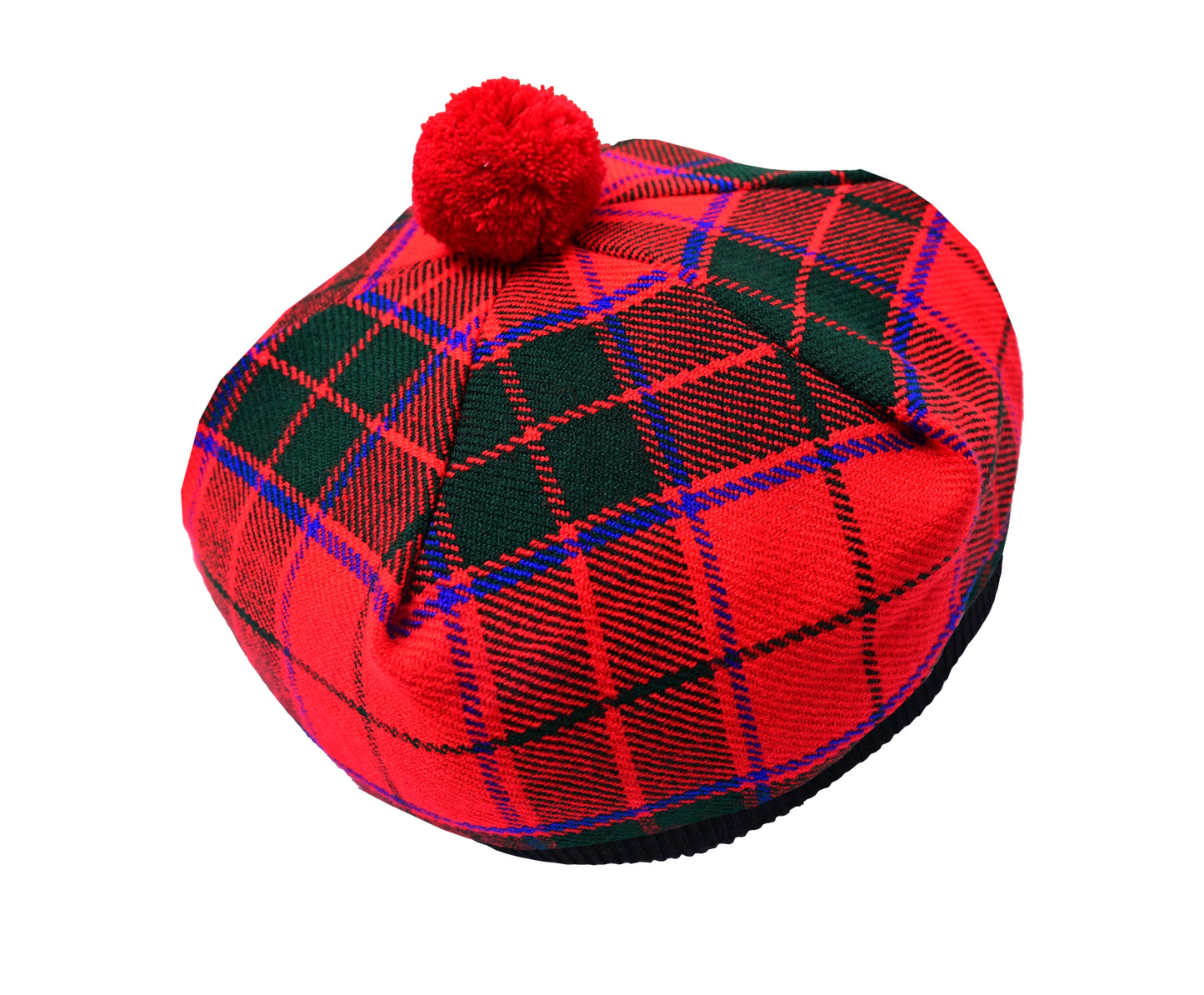 Scottish Tartan Tam O' Shanter Hat Tammy Bonnet Beret Balmoral Hat | Acrylic Wool Tartan Tammie in Various Tartans