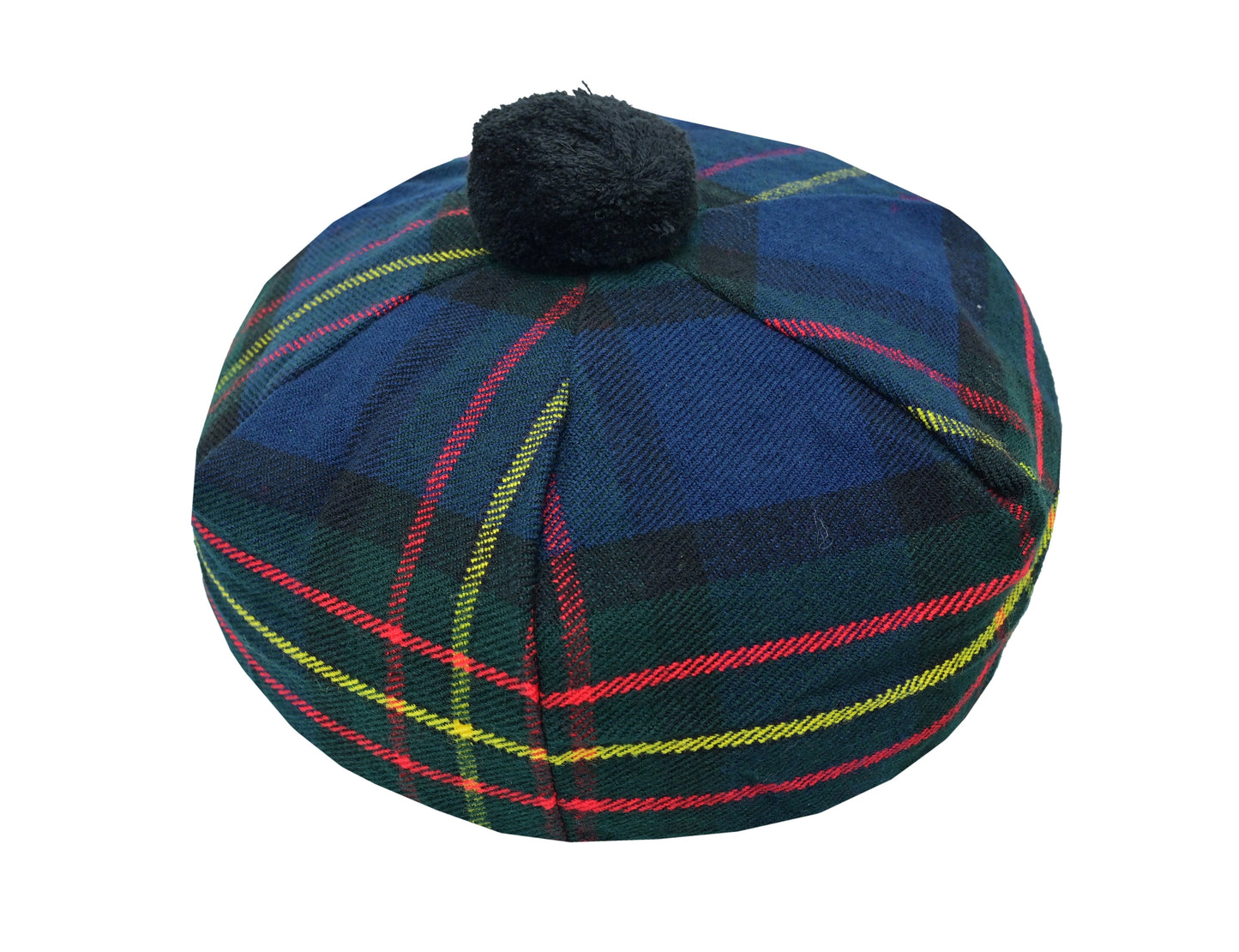 Scottish Tartan Tam O' Shanter Hat Tammy Bonnet Beret Balmoral Hat | Acrylic Wool Tartan Tammie in Various Tartans