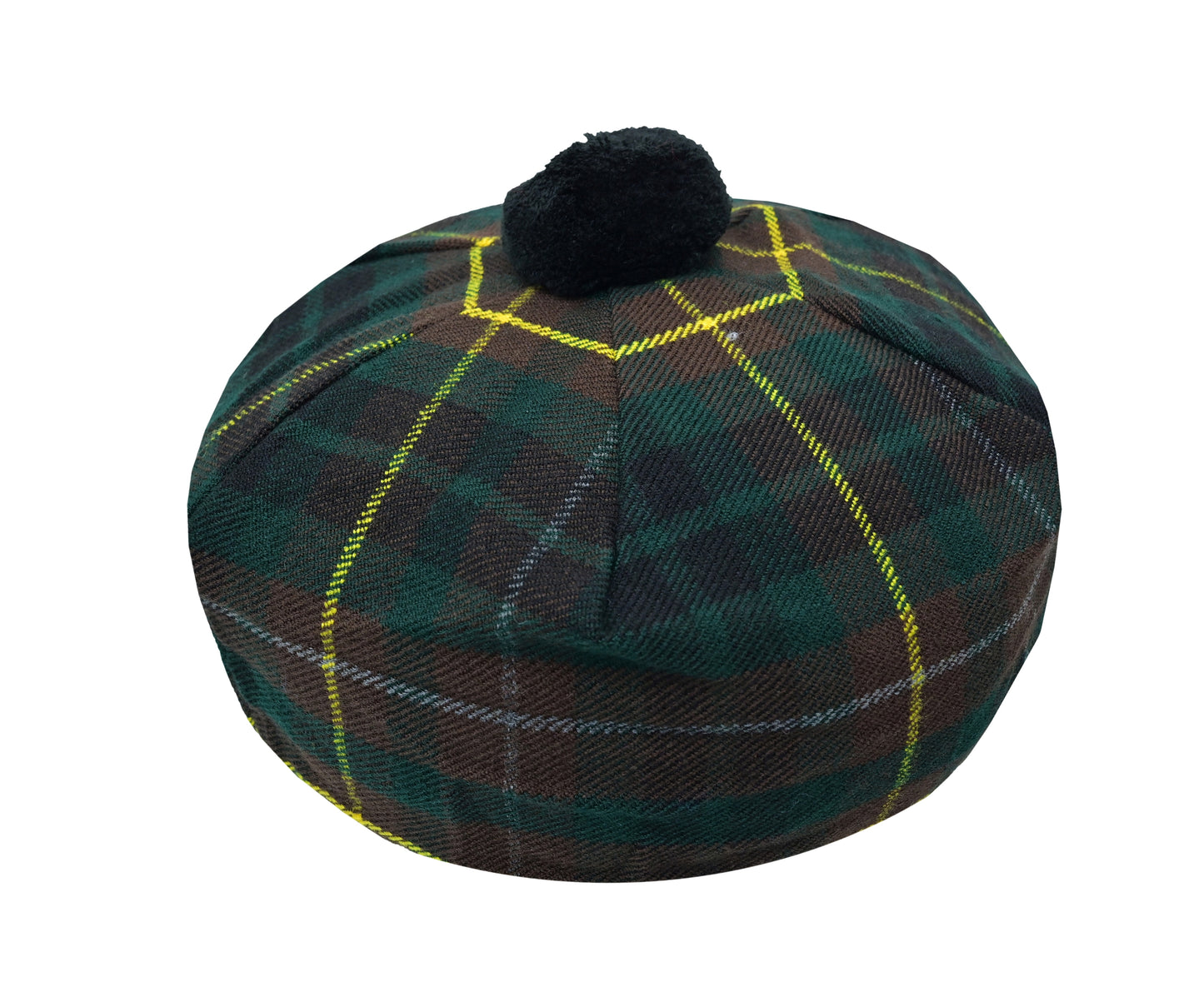 Scottish Tartan Tam O' Shanter Hat Tammy Bonnet Beret Balmoral Hat | Acrylic Wool Tartan Tammie in Various Tartans