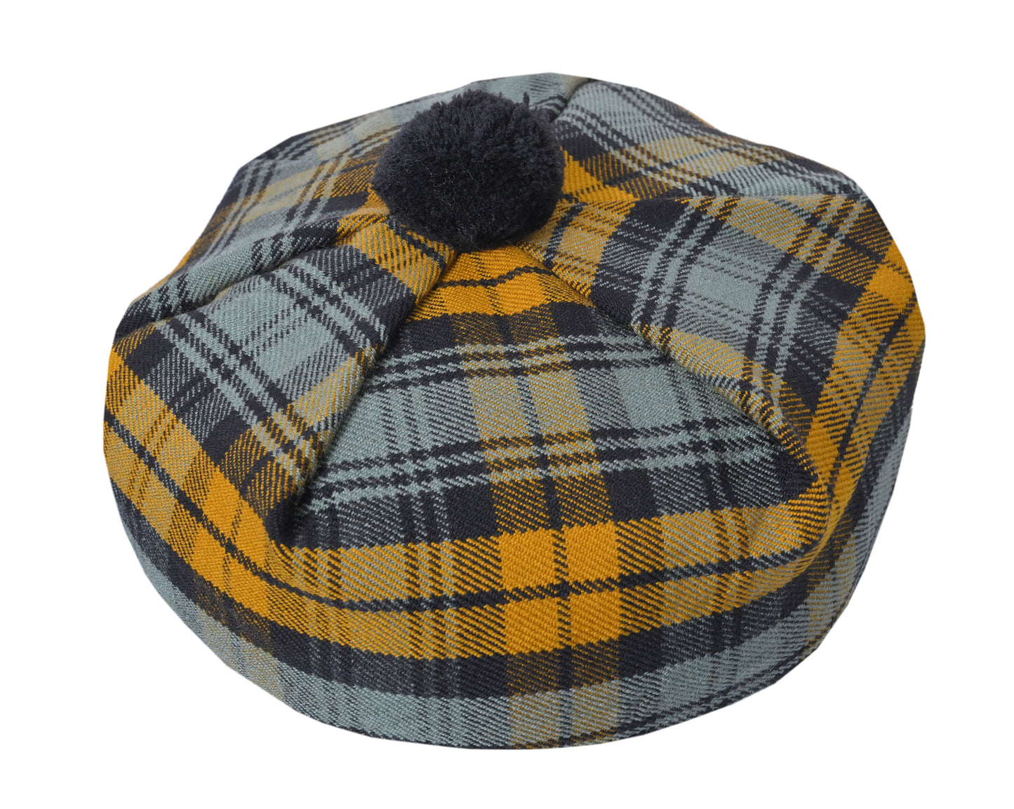 Scottish Tartan Tam O' Shanter Hat Tammy Bonnet Beret Balmoral Hat | Acrylic Wool Tartan Tammie in Various Tartans