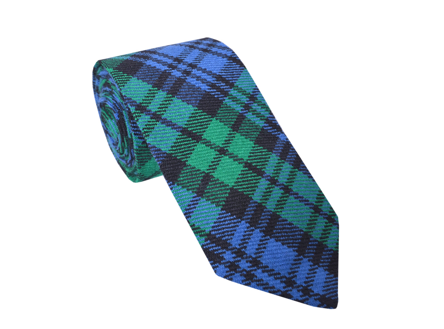 Men's Scottish Clan Tartan Necktie / Acrylic Wool Tartan Tie in Various Tartans