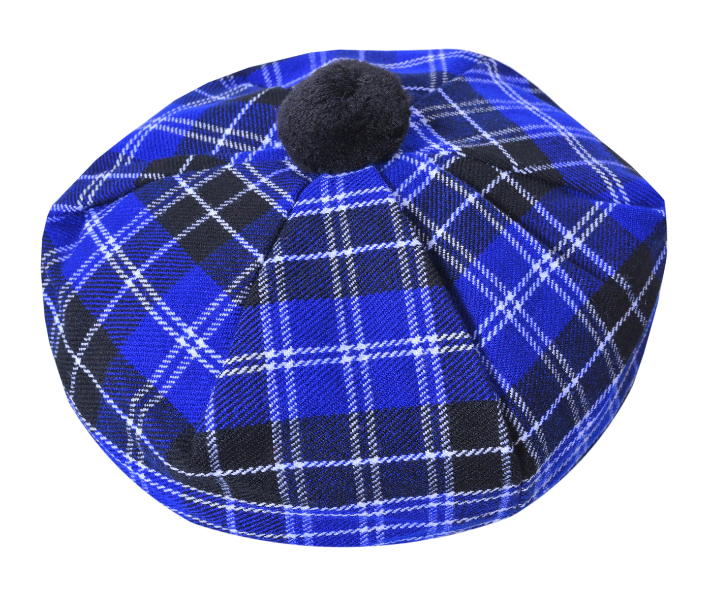 Scottish Tartan Tam O' Shanter Hat Tammy Bonnet Beret Balmoral Hat | Acrylic Wool Tartan Tammie in Various Tartans