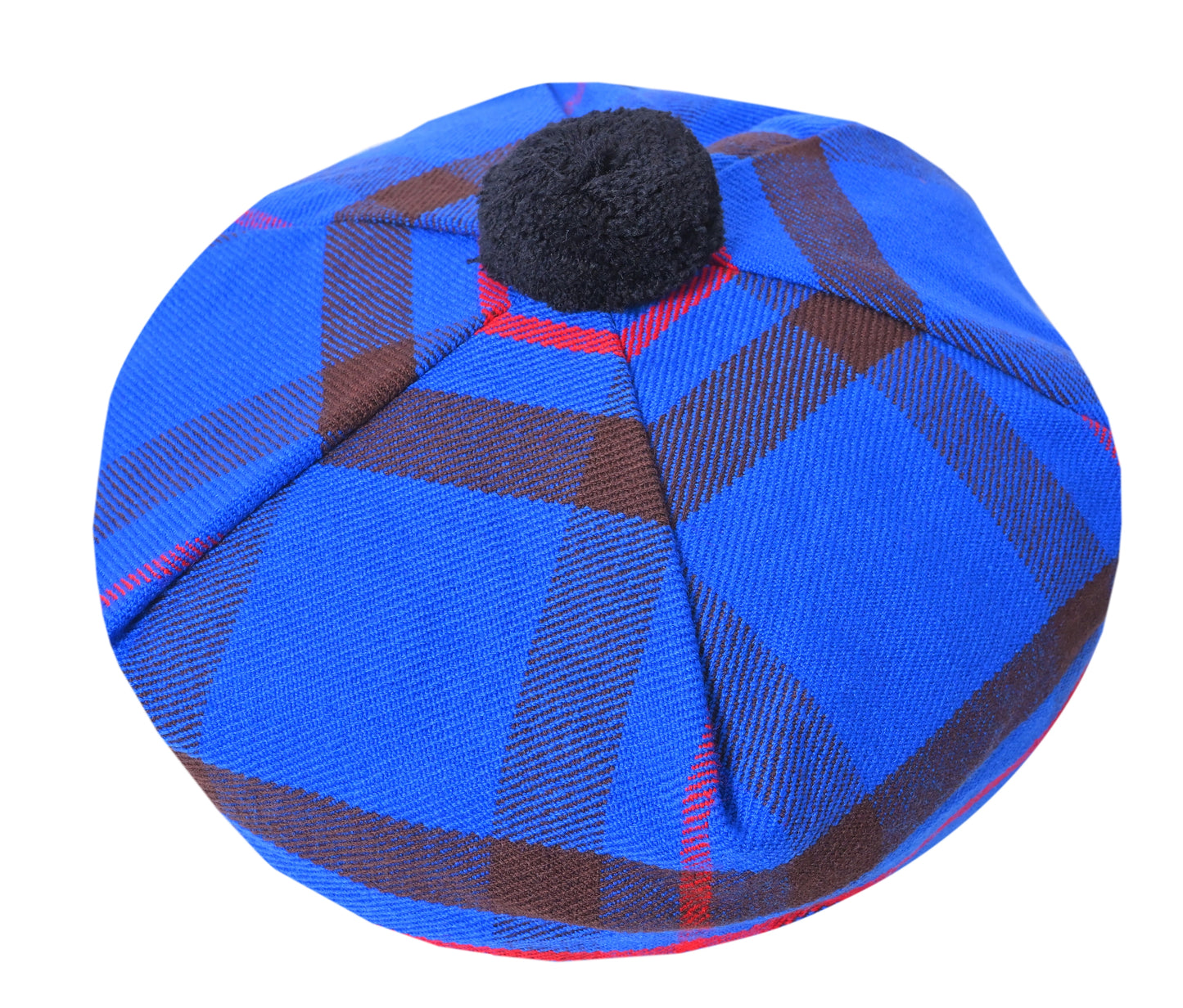 Scottish Tartan Tam O' Shanter Hat Tammy Bonnet Beret Balmoral Hat | Acrylic Wool Tartan Tammie in Various Tartans