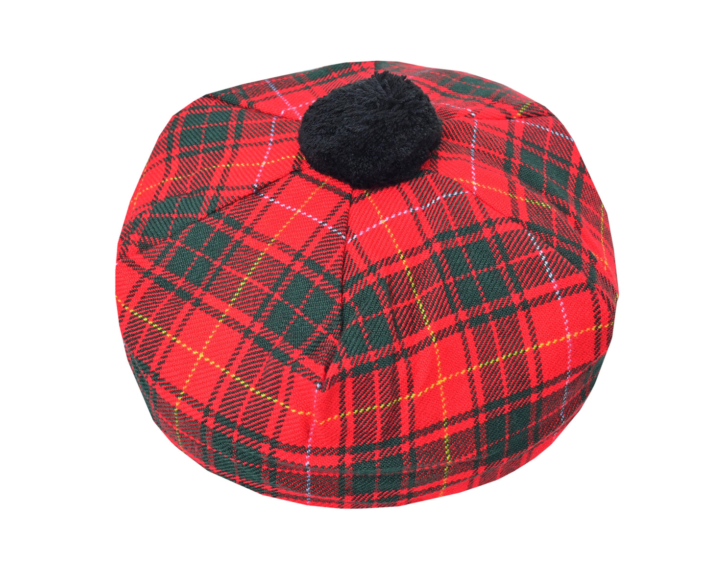 Scottish Tartan Tam O' Shanter Hat Tammy Bonnet Beret Balmoral Hat | Acrylic Wool Tartan Tammie in Various Tartans